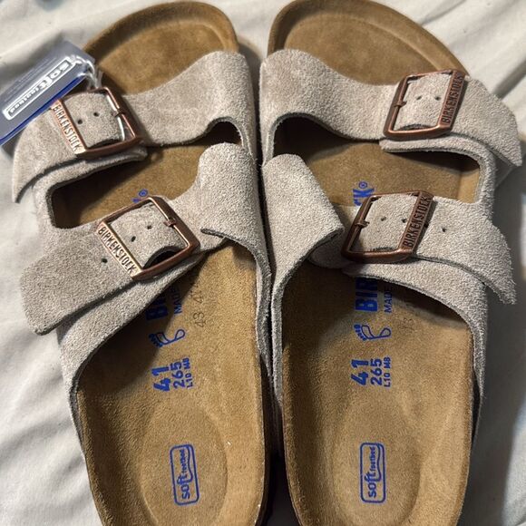 Womens Birkenstock Arizona Suede Sandal women’s 10 men’s 8 - Picture 2 of 7